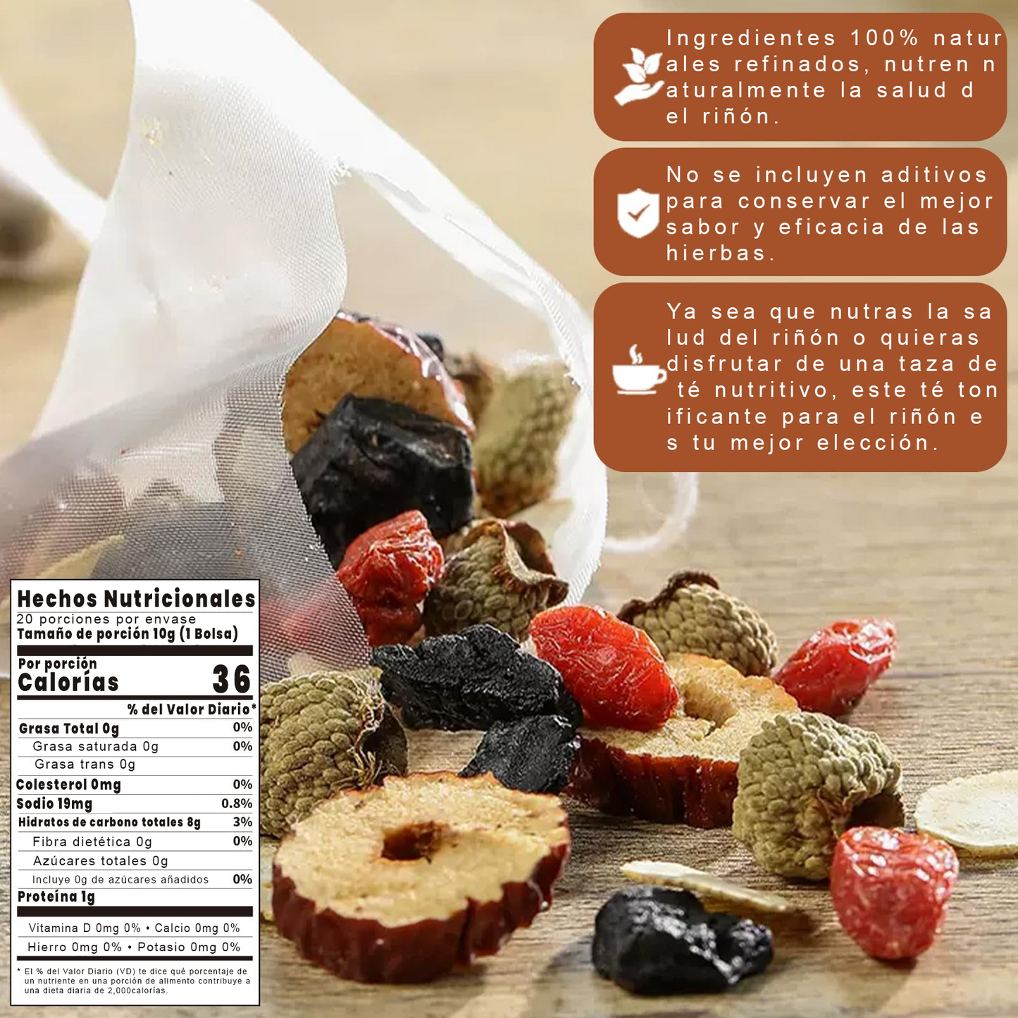 💥El último día hasta un 80% de descuento! - té de hierbas Ginseng Mulberry para la fuerza y el enfoque