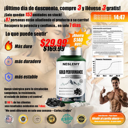 𝐍𝐄𝐒𝐋𝐄𝐌𝐘® 𝐂𝐚́𝐩𝐬𝐮𝐥𝐚𝐬 𝐝𝐞 𝐑𝐞𝐧𝐝𝐢𝐦𝐢𝐞𝐧𝐭𝐨 𝐆𝐨𝐥𝐝 — 𝐑𝐞𝐜𝐮𝐩𝐞𝐫𝐚 𝐭𝐮 𝐥𝐢𝐝𝐞𝐫𝐚𝐳𝐠𝐨: 𝐫𝐞𝐜𝐮𝐩𝐞𝐫𝐚 𝐭𝐮 𝐞𝐬𝐭𝐚𝐝𝐨 𝐲 𝐜𝐨𝐧𝐟𝐢𝐚𝐧𝐳𝐚 𝐞𝐧 𝟑𝟎 𝐝𝐢́𝐚𝐬--𝐏𝐨𝐭𝐞𝐧𝐜𝐢𝐚𝐝𝐨𝐫 𝐍𝐚𝐭𝐮𝐫𝐚𝐥 𝐝𝐞 𝐓𝐚𝐦𝐚𝐧̃𝐨 𝐲 𝐑𝐞𝐬𝐢𝐬𝐭𝐞𝐧𝐜𝐢𝐚 𝐩𝐚𝐫𝐚 𝐇𝐨𝐦𝐛𝐫𝐞𝐬-923